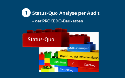 Status-Quo Analyse: die Erfassung des Ist-Zustands der Qualität in Ihrer Einrichtung mit dem PROCEDO-Audit